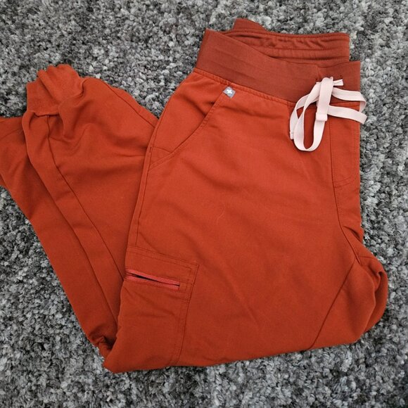 FIGS Auburn Zamora Jogger Scrub Pants MP EUC limited edition medium petite - Picture 5 of 6